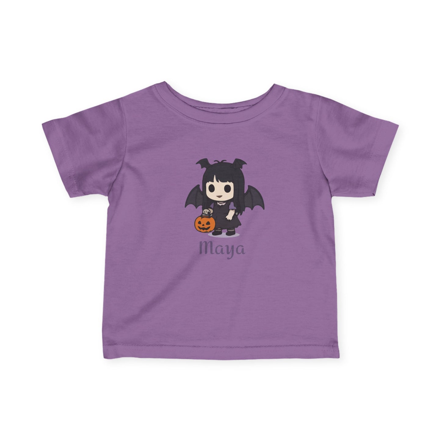 Custom Name Little Vampire Toddler T-Shirt | Baby's First Halloween Outfit