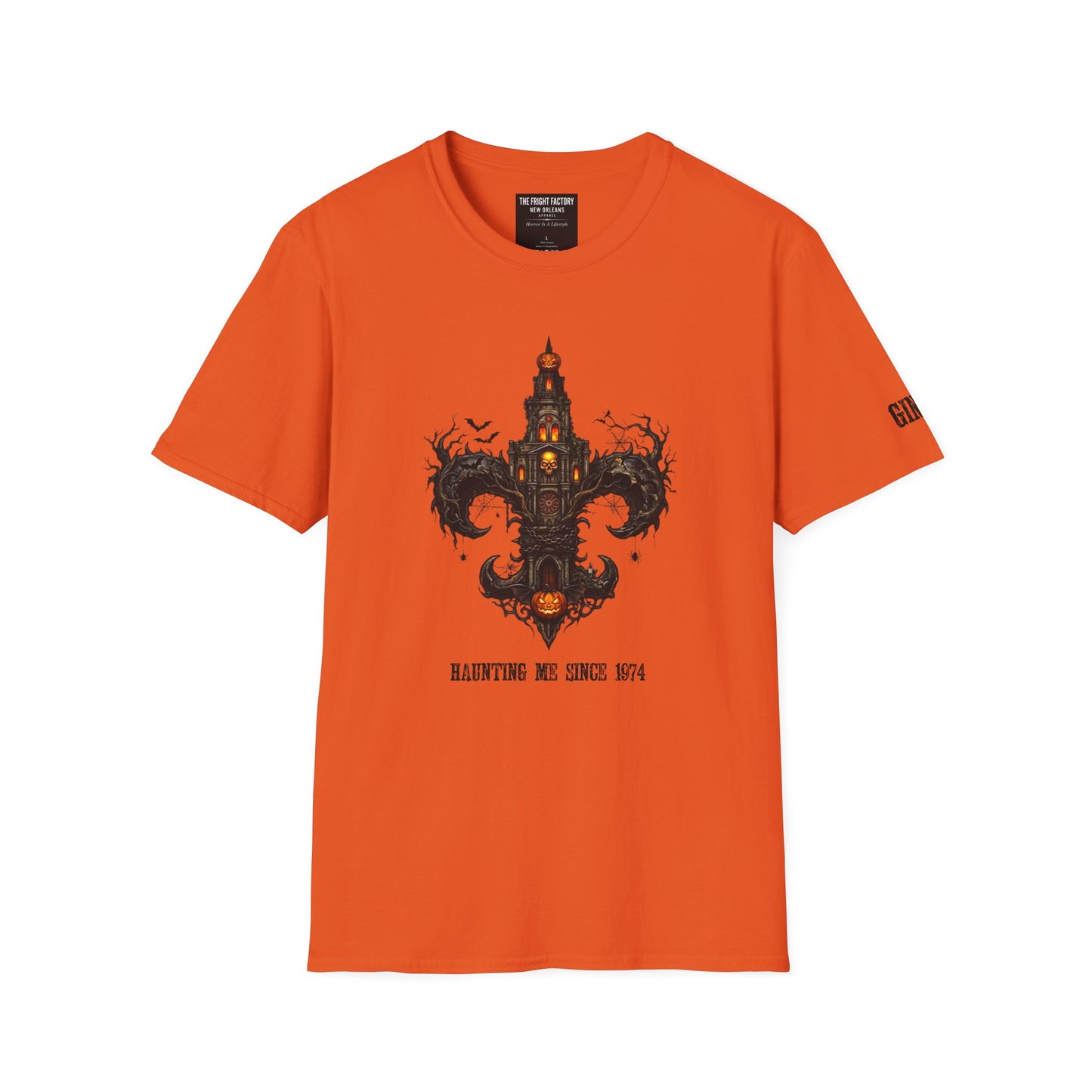 Gothic Fleur-de-Lis Spooky Shirt | Personalized New Orleans Tee