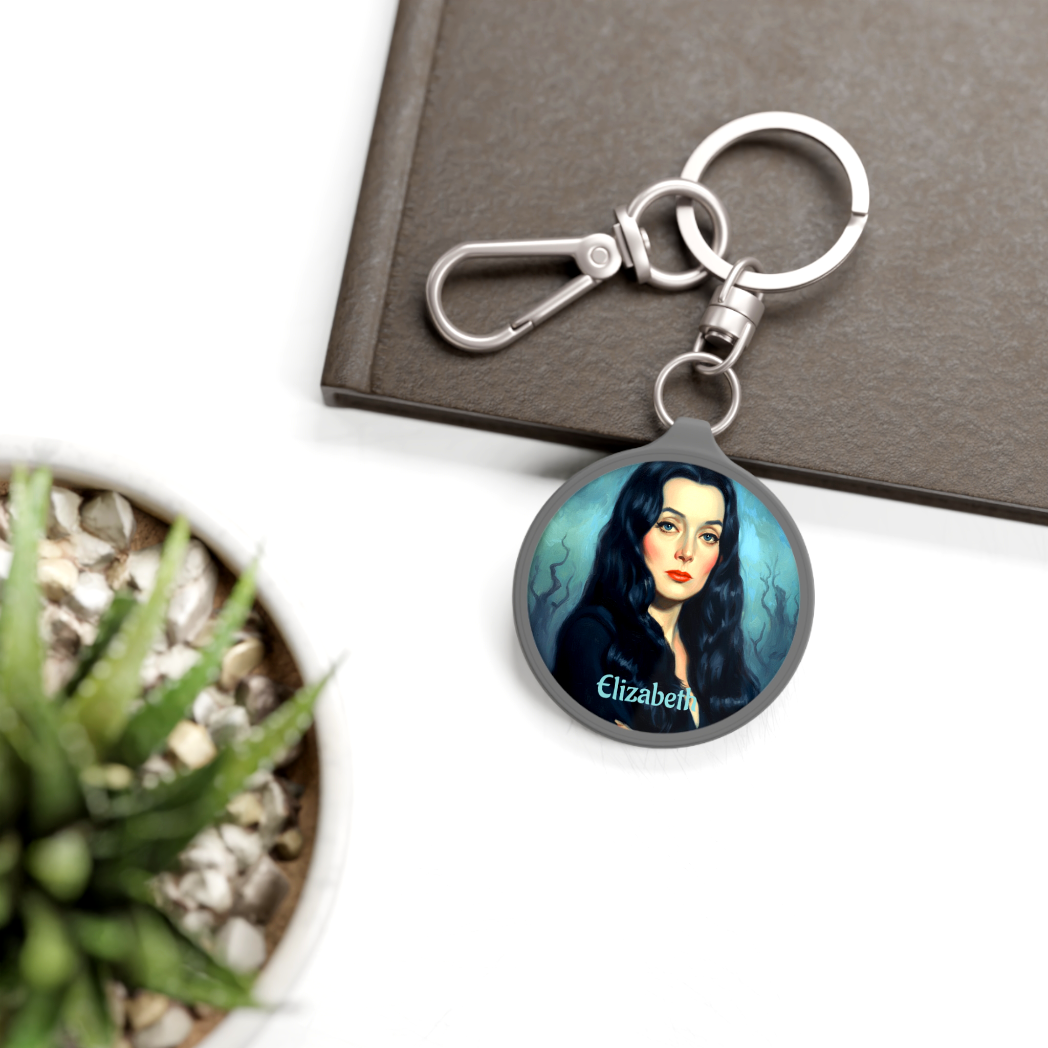 Morticia Addams personalized birthday gift, gothic accessory from The Fright Factory New Orleans.