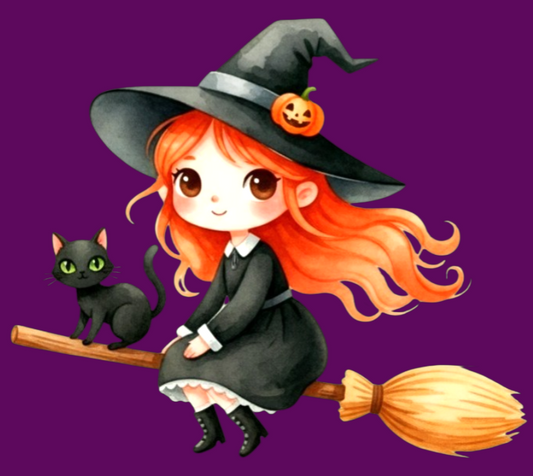 Personalized Little Witch Baby Bodysuit | Baby's First Halloween