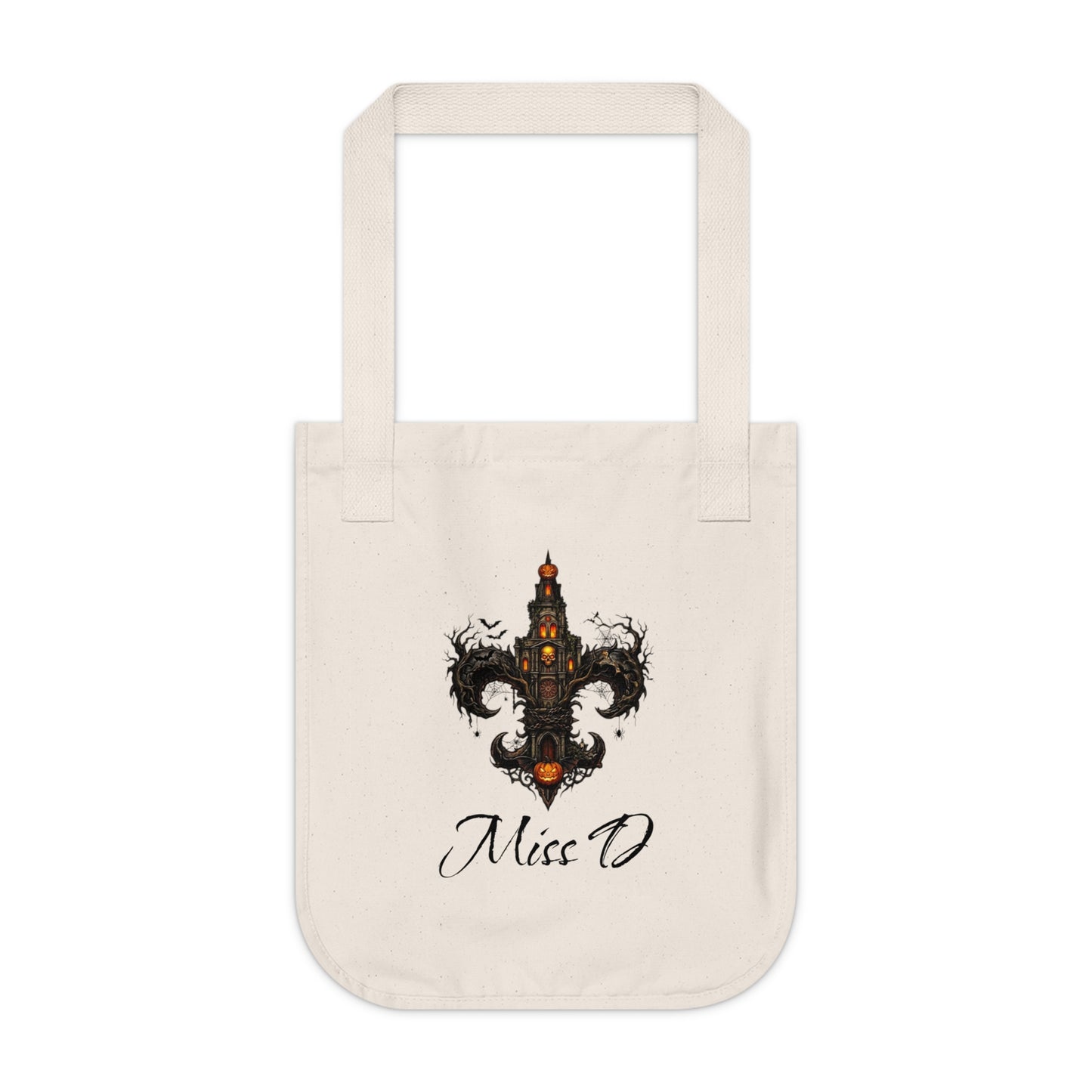 Personalized New Orleans Gothic Fleur-de-Lis Tote Bag