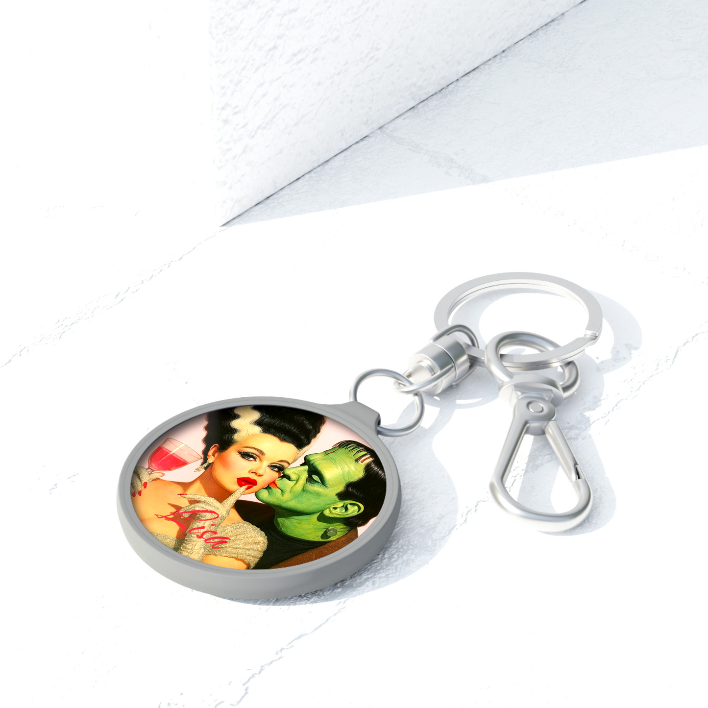 Personalized Bride Of Frankenstein Key Tag | Horror Accessories