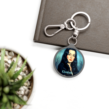 Morticia Addams personalized birthday gift, gothic accessory from The Fright Factory New Orleans.