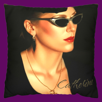 Custom Catherine Deneuve The Hunger Pillowcase | Horror Decor