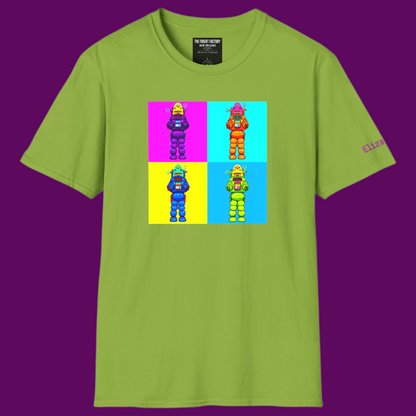 Personalized Retro Pop Art B9 Robot T-Shirt | Sci-Fi Clothing