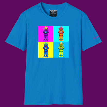 Personalized Retro Pop Art B9 Robot T-Shirt | Sci-Fi Clothing