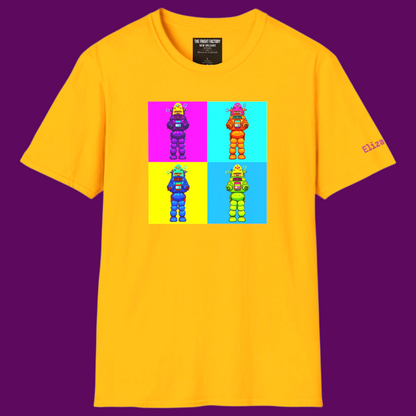 Personalized Retro Pop Art B9 Robot T-Shirt | Sci-Fi Clothing