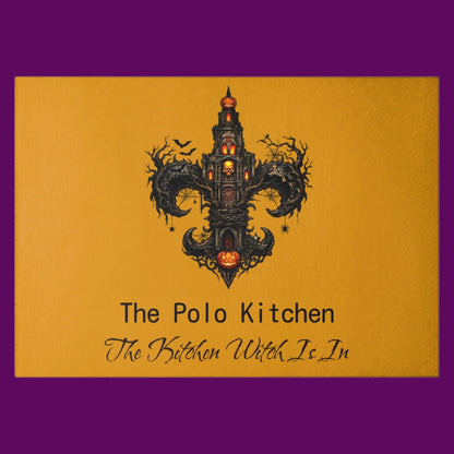 Custom Name Haunted St. Louis Cathedral Glass Cutting Board