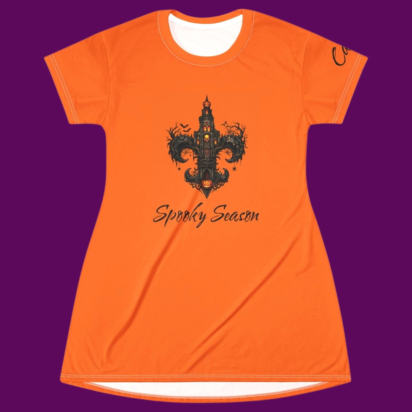 Custom Name Gothic NOLA Sleep Shirt | Halloween T-Shirt Dress