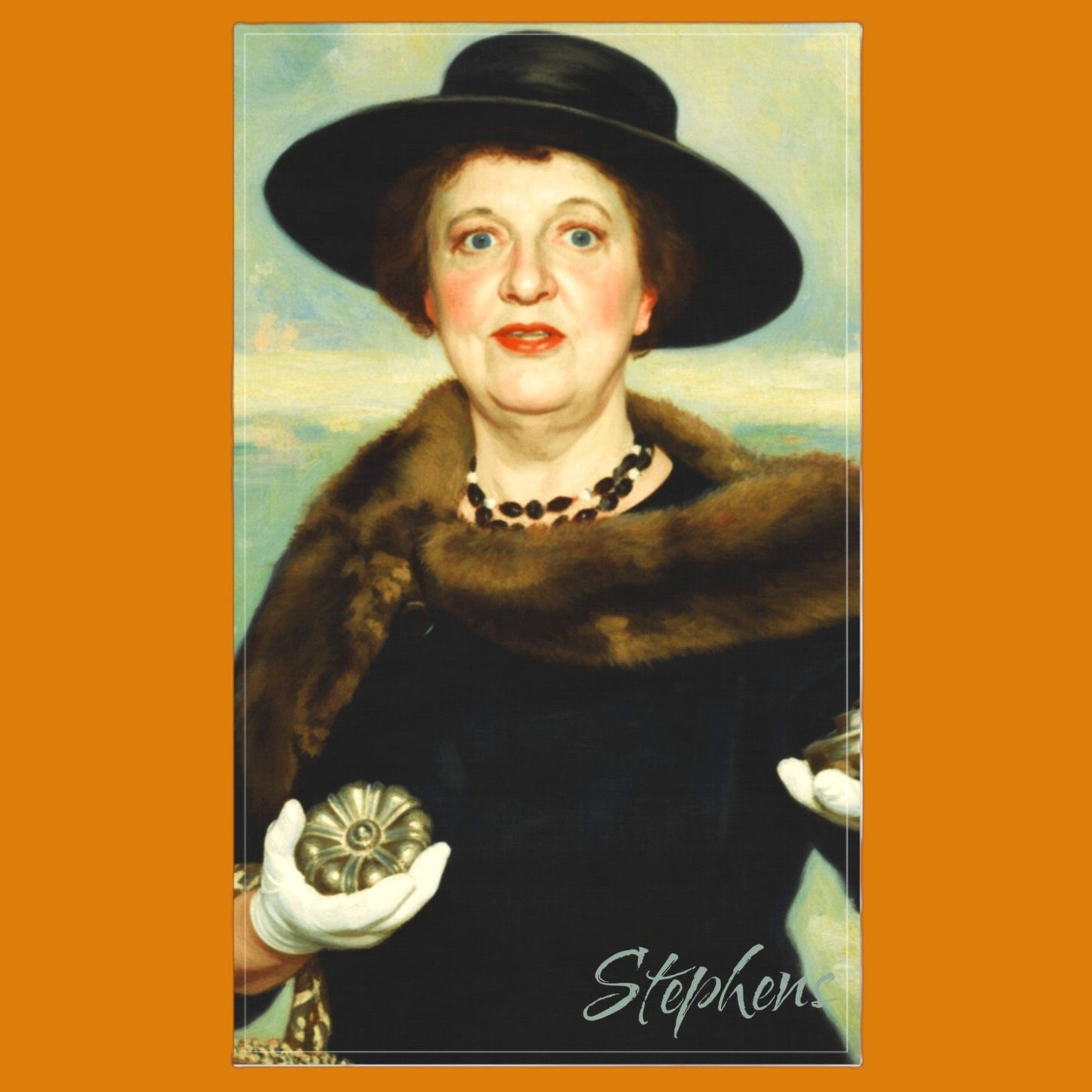 Personalized Aunt Clara Bewitched Tea Towel | Retro Horror
