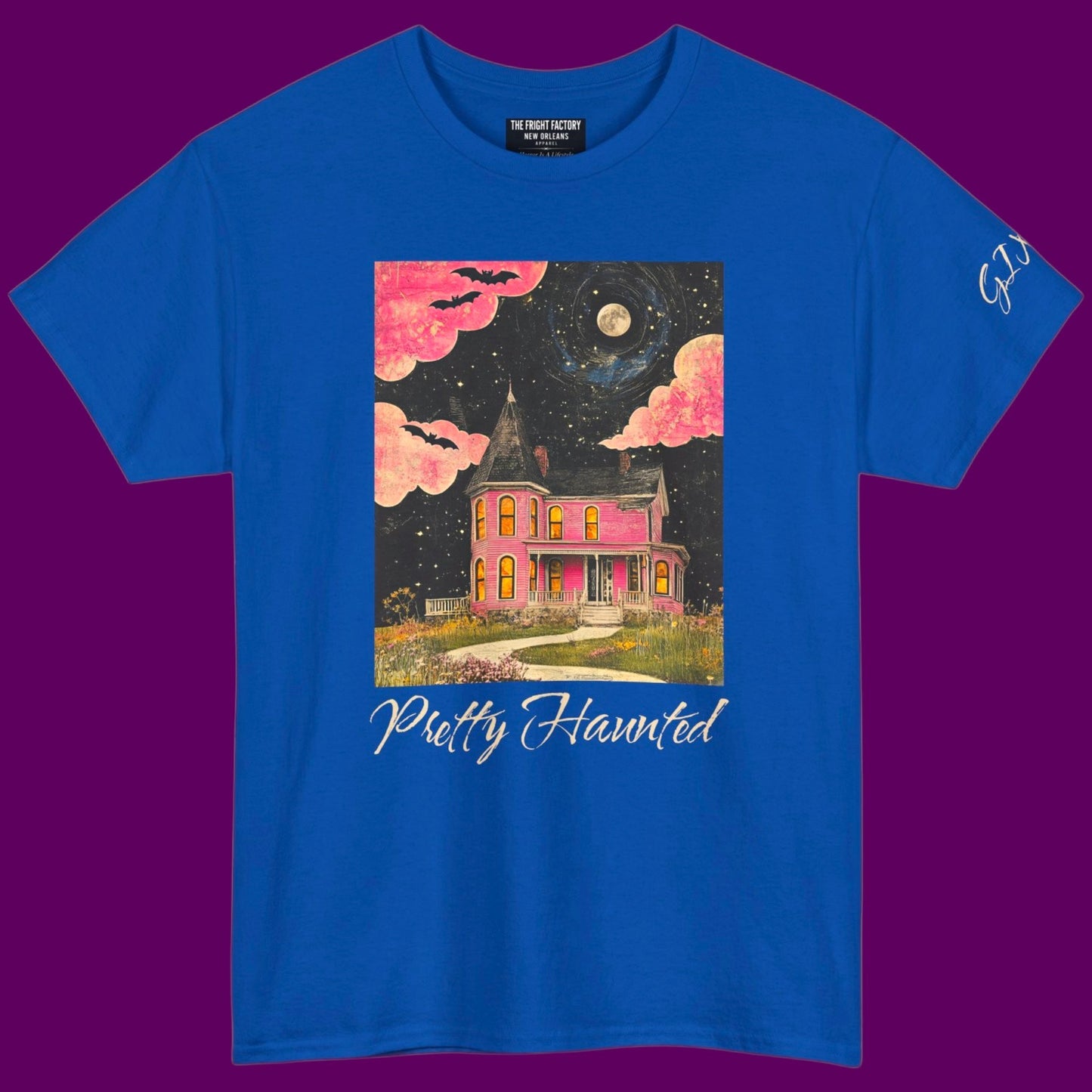 Personalized Pretty Haunted House Graphic Tee | Halloween T-Shirts