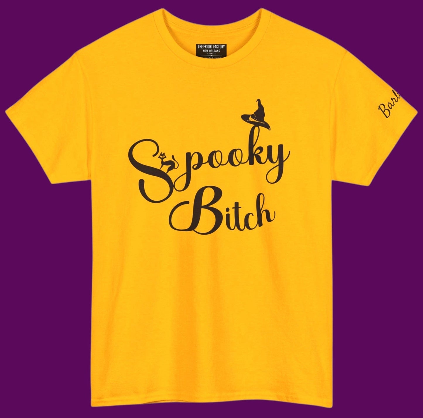 Personalized Spooky Bitch Graphic Tee | Cute Halloween T-Shirts