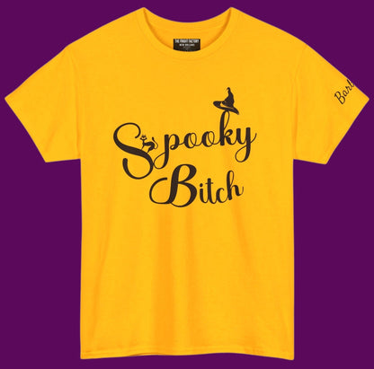 Personalized Spooky Bitch Graphic Tee | Cute Halloween T-Shirts