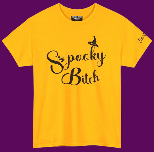 Personalized Spooky Bitch Graphic Tee | Cute Halloween T-Shirts