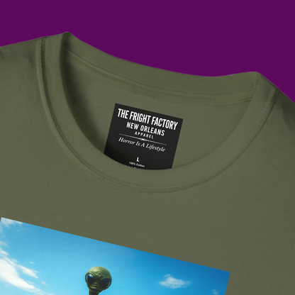 Personalized Alien Unbotherd Graphic Shirt | Retro UFO Tee