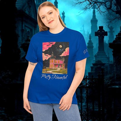 Personalized Pretty Haunted House Graphic Tee | Halloween T-Shirts